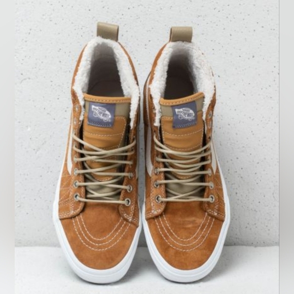 Vans Sk8-Hi MTE Cumin/ Slate Green Men's Size 8 EUC - Picture 2 of 11